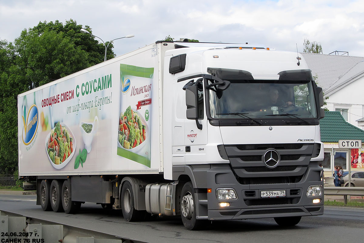 Калининградская область, № Р 539 МА 39 — Mercedes-Benz Actros ('2009) 1844