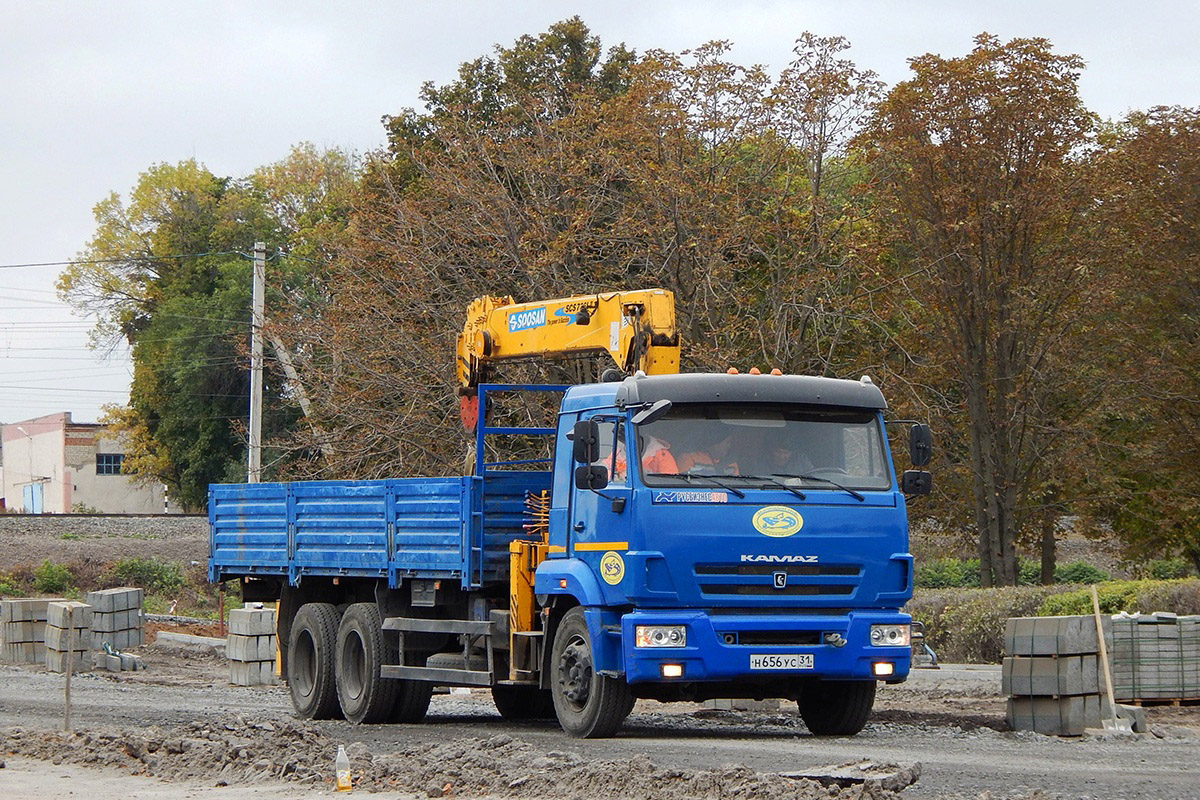 Белгородская область, № Н 656 УС 31 — КамАЗ-65117 (общая модель)