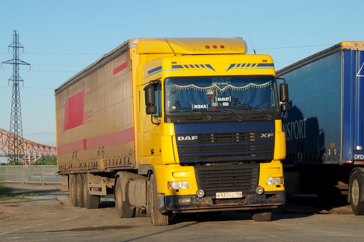 Московская область, № Х 937 КО 190 — DAF XF95 FT