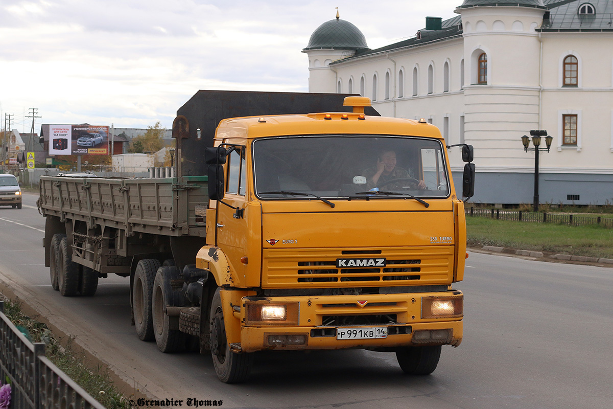 Саха (Якутия), № Р 991 КВ 14 — КамАЗ-65116 [651160]