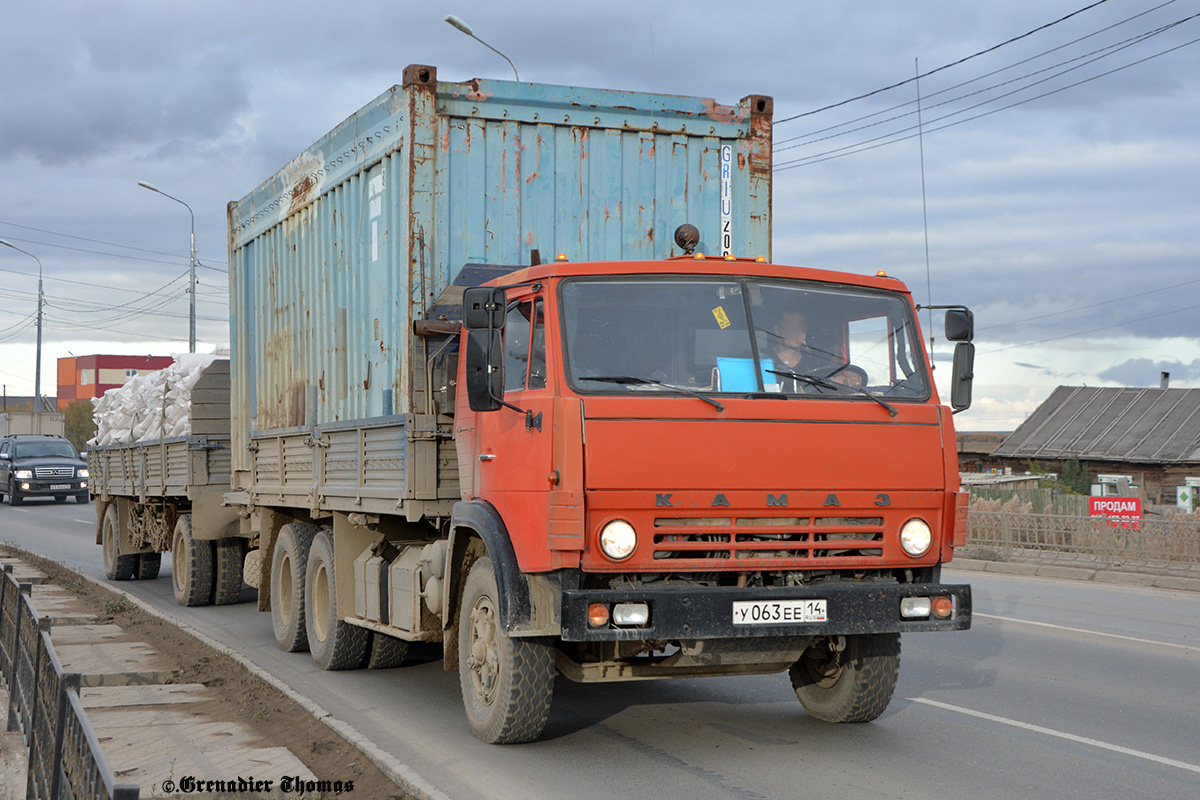 Саха (Якутия), № У 063 ЕЕ 14 — КамАЗ-53212