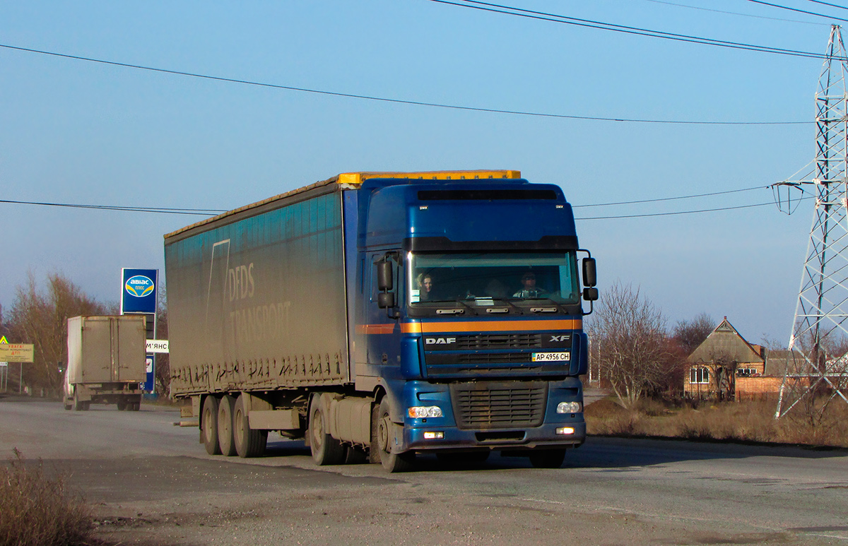 Запорожская область, № АР 4956 СН — DAF XF95 FT