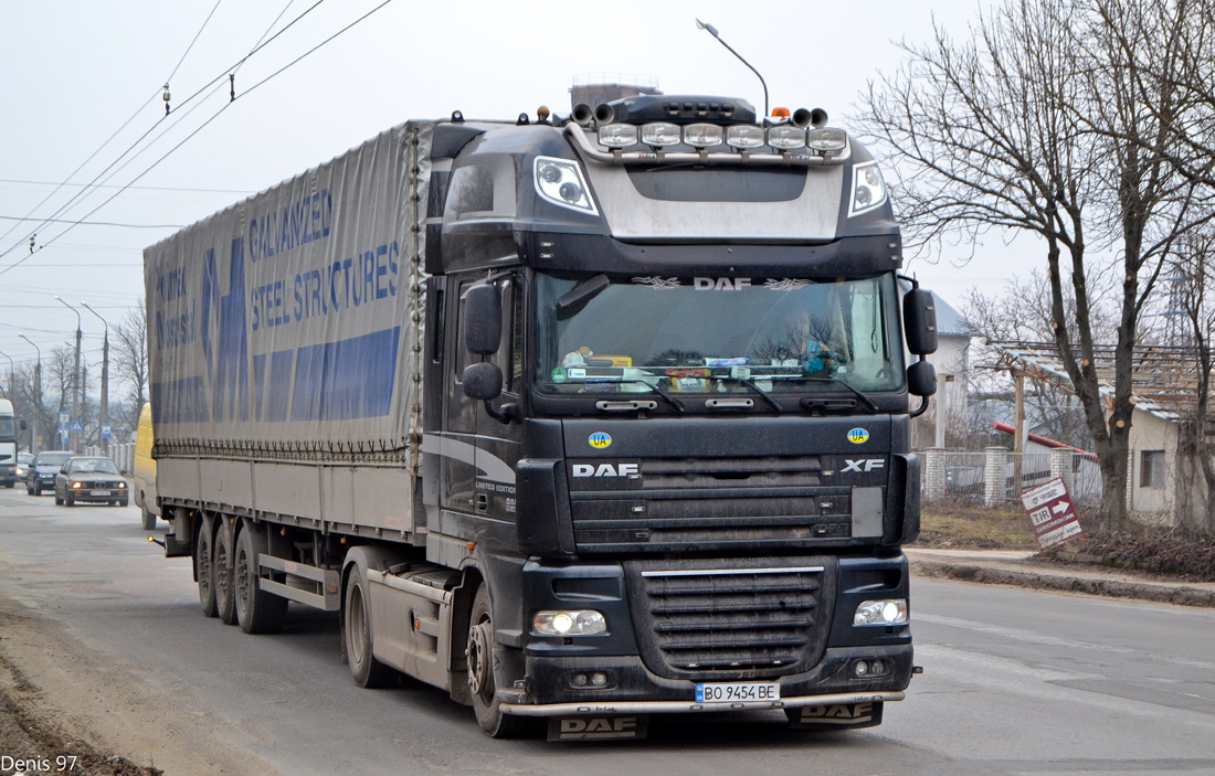 Тернопольская область, № ВО 9454 ВЕ — DAF XF105 FT