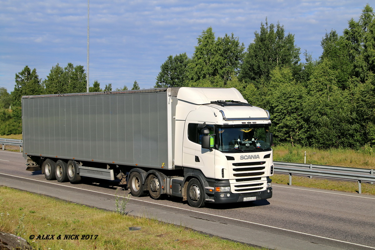 Ленинградская область, № О 344 ОК 47 — Scania ('2009, общая модель)