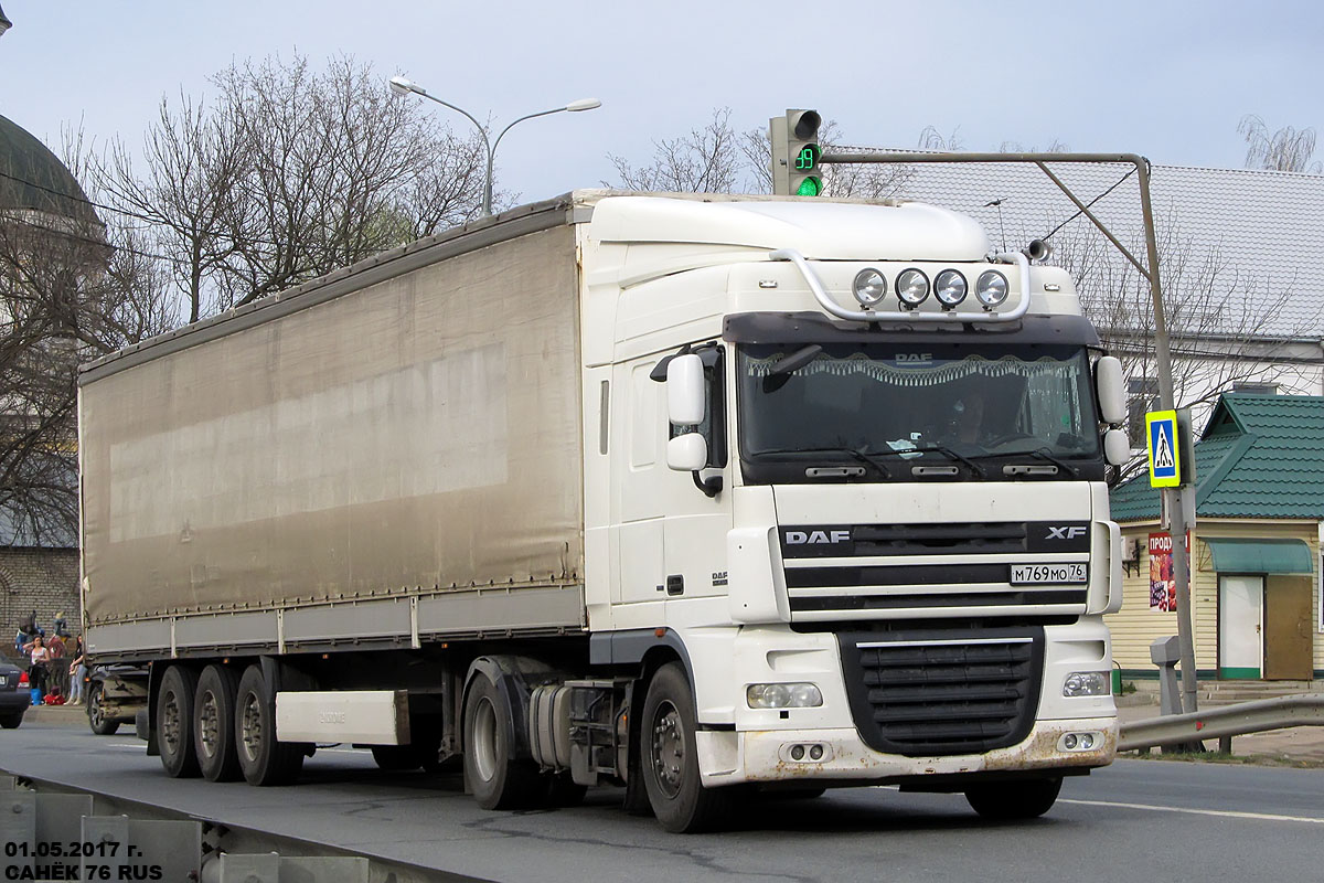 Ярославская область, № М 769 МО 76 — DAF XF105 FT