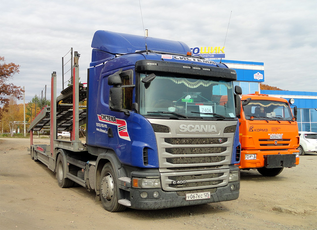 Приморский край, № У 067 КС 125 — Scania ('2009) G400