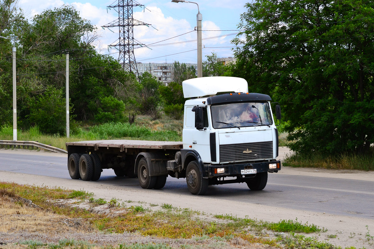 Волгоградская область, № М 524 РУ 34 — МАЗ-5432A5