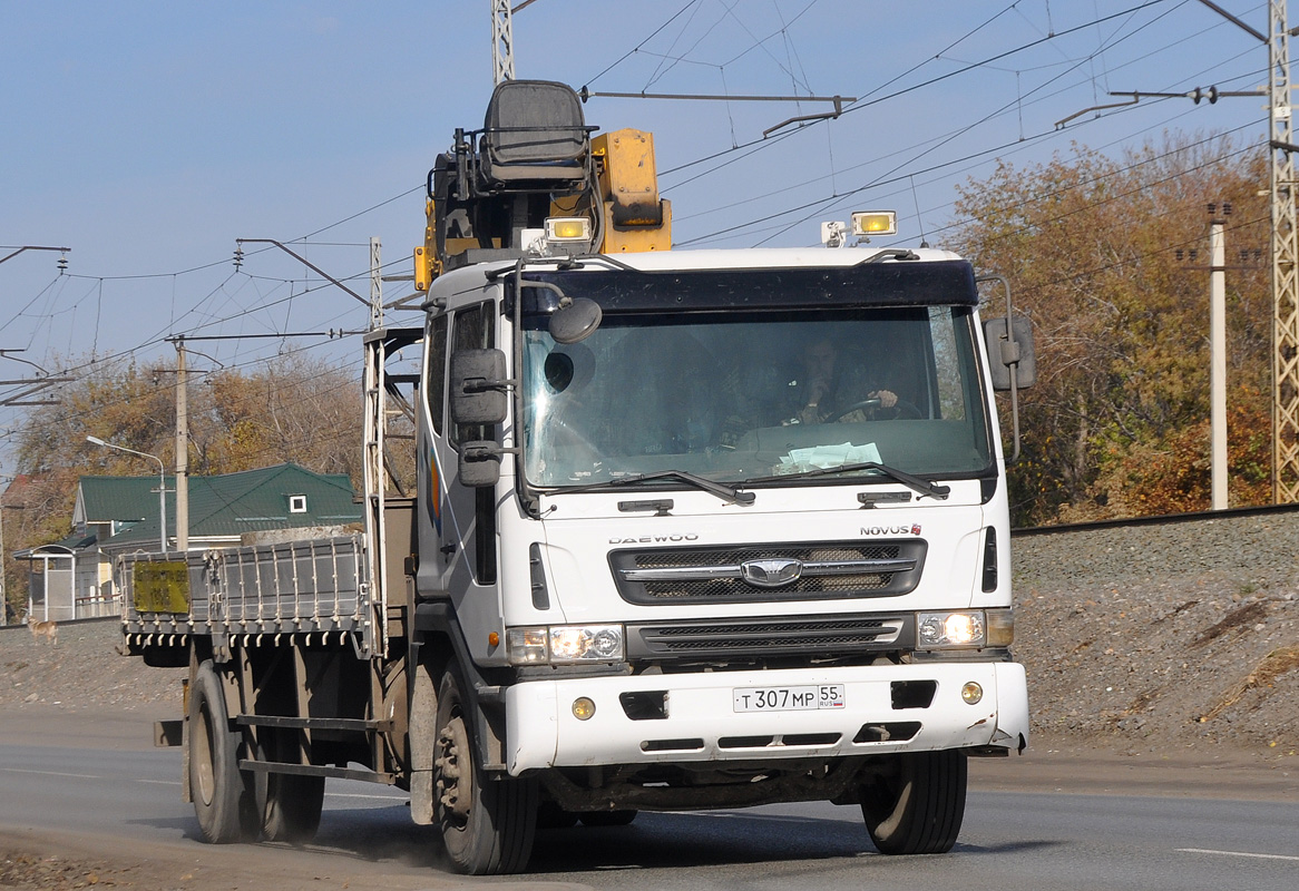 Омская область, № Т 307 МР 55 — Daewoo Novus