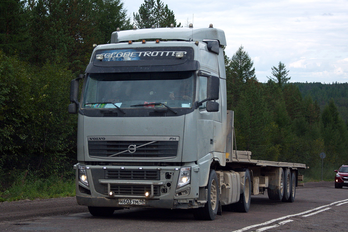 Липецкая область, № Н 603 ТМ 48 — Volvo ('2008) FH.400