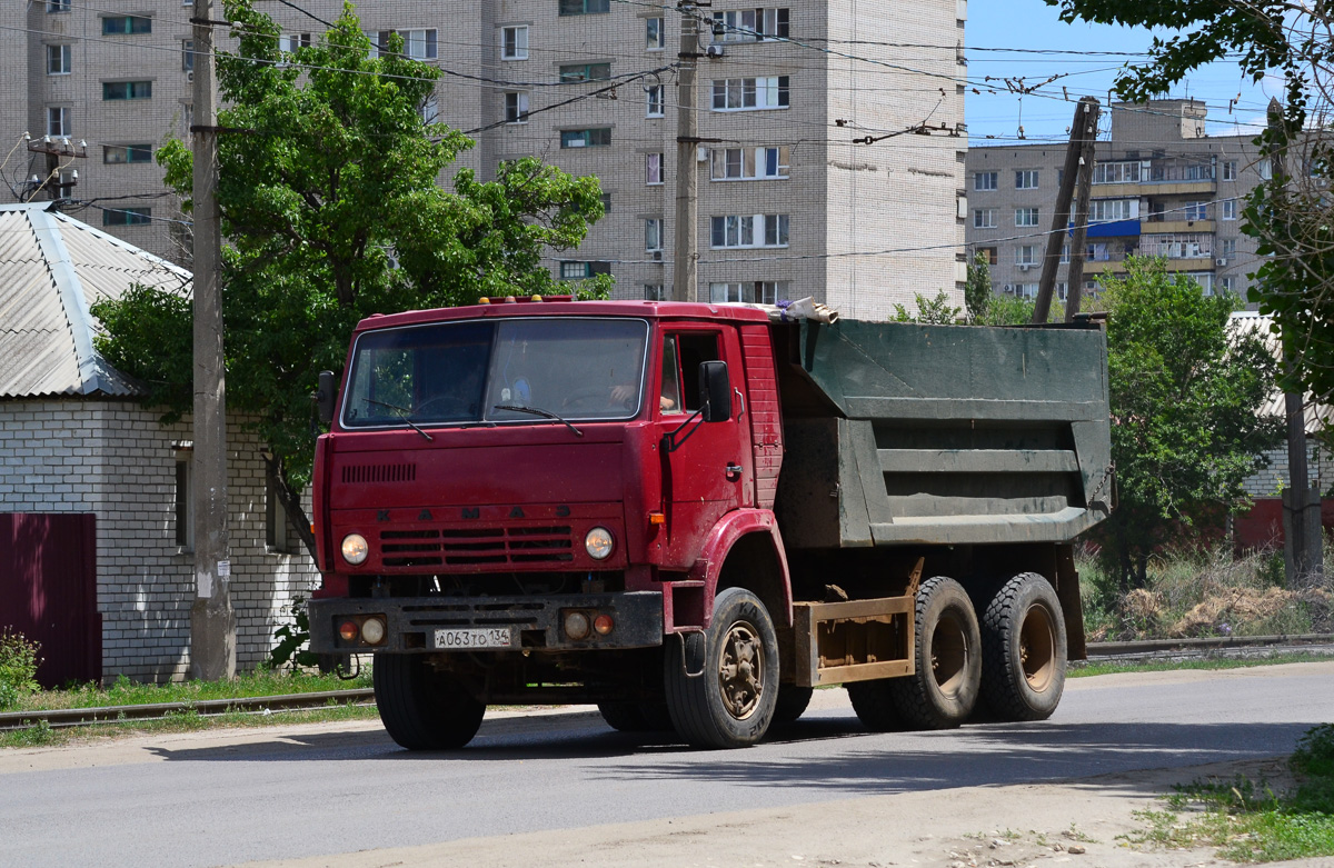 Волгоградская область, № А 063 ТО 134 — КамАЗ-5410