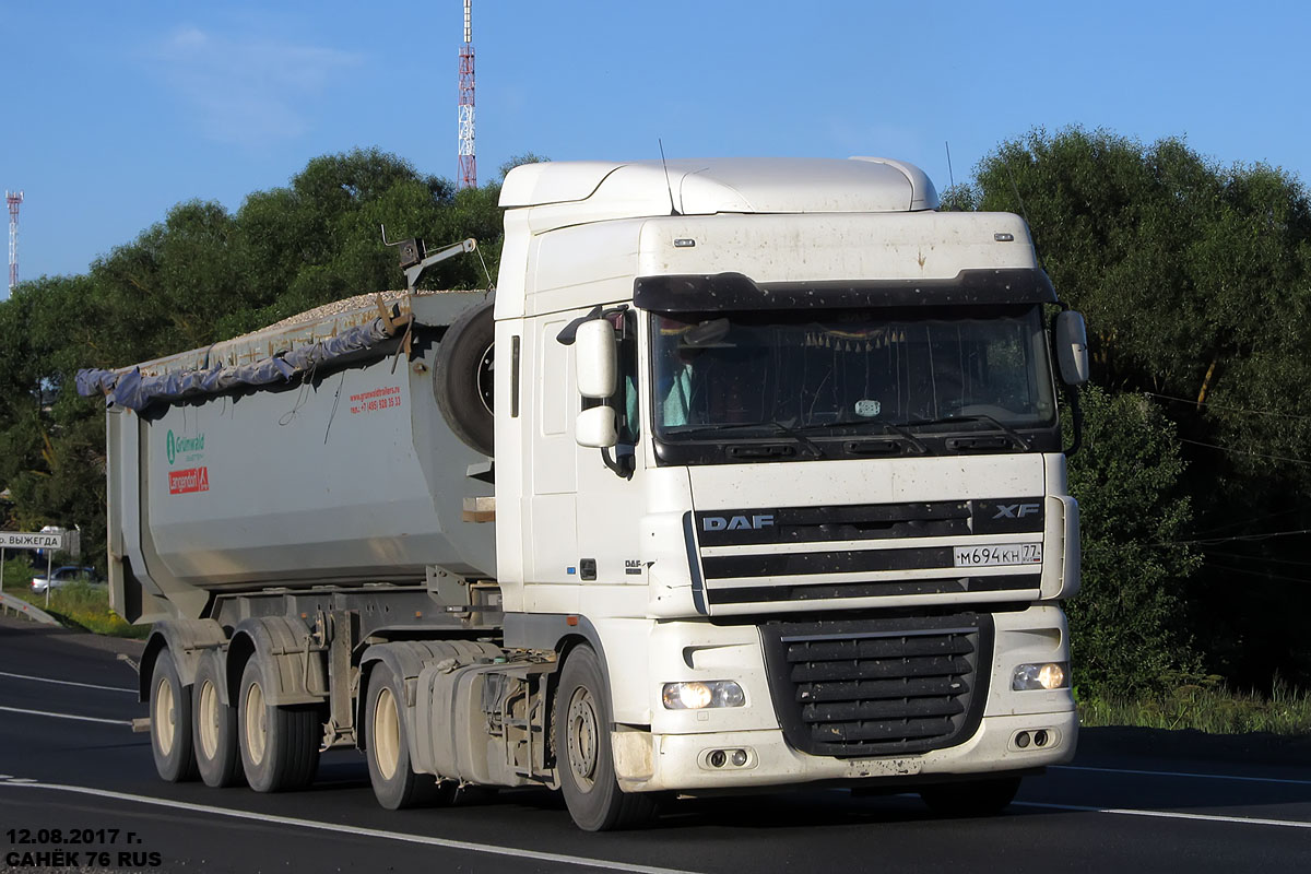 Москва, № М 694 КН 77 — DAF XF105 FT