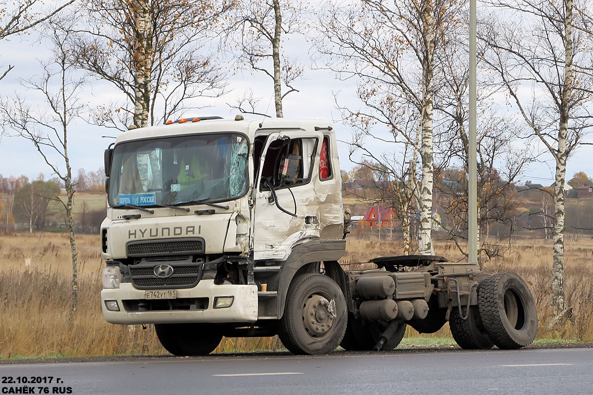Ростовская область, № Е 742 УТ 161 — Hyundai Power Truck HD500