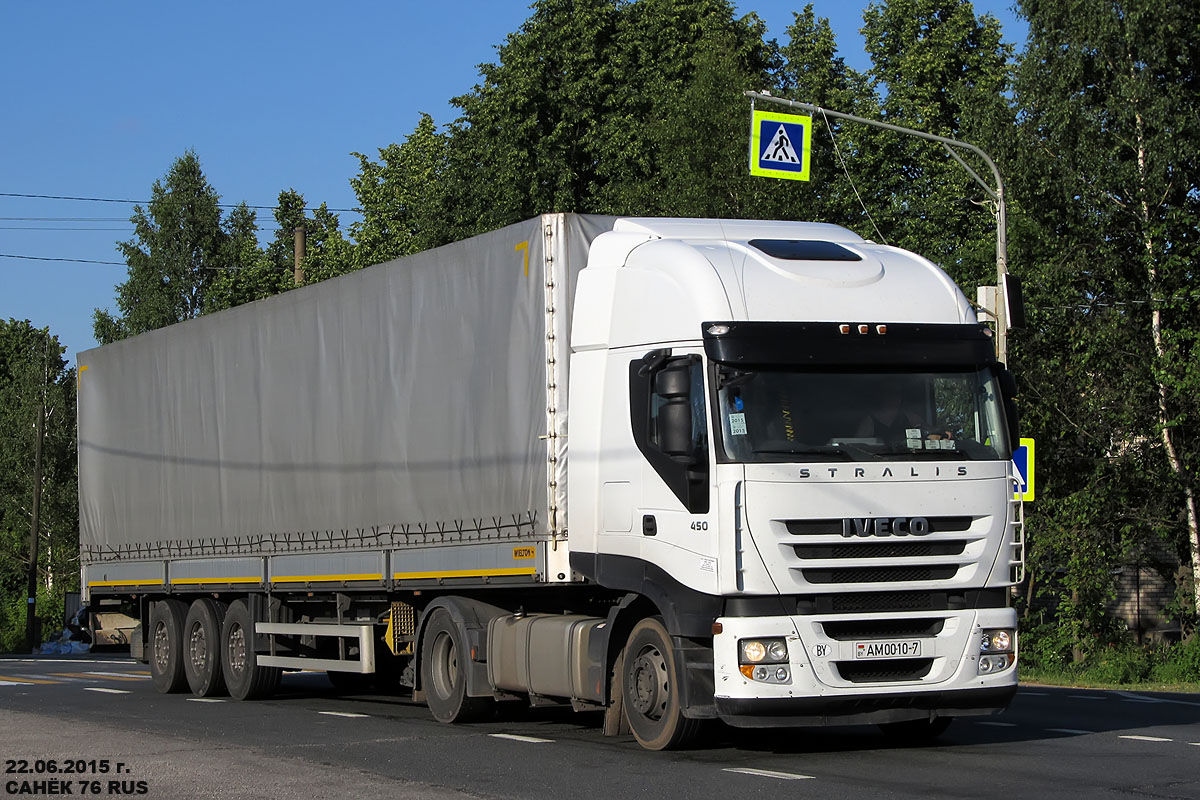 Минск, № АМ 0010-7 — IVECO Stralis ('2007) 450