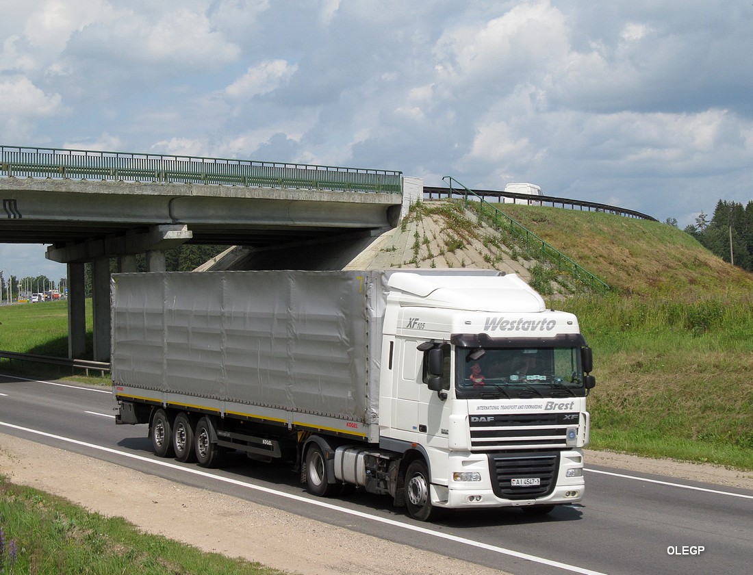 Брестская область, № АІ 4547-1 — DAF XF105 FT