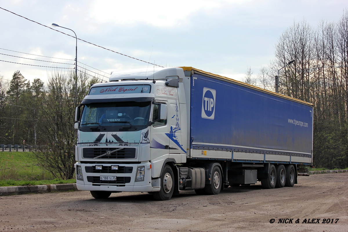 Вологодская область, № Е 188 ТЕ 35 — Volvo ('2002) FH12.420