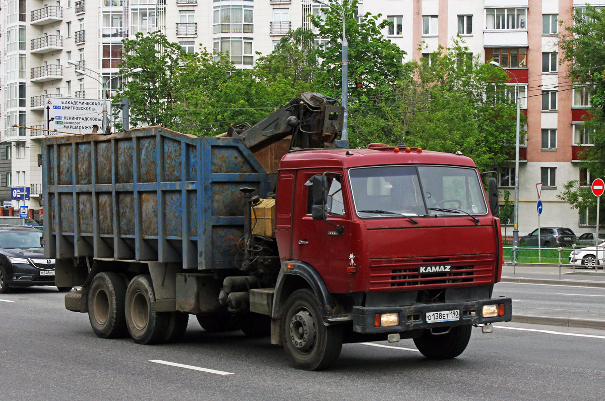 Московская область, № О 138 ЕТ 190 — КамАЗ-53229 (общая модель)