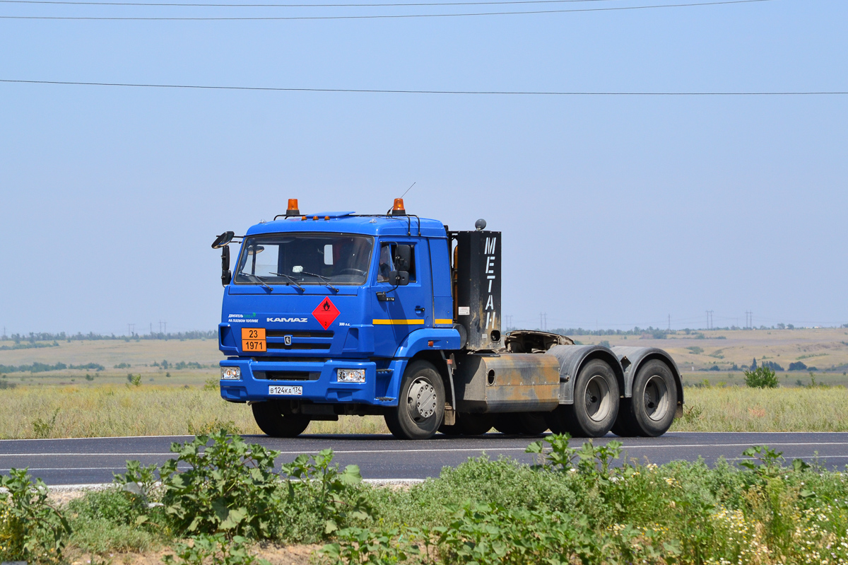 Волгоградская область, № В 124 КА 134 — КамАЗ-65116-32