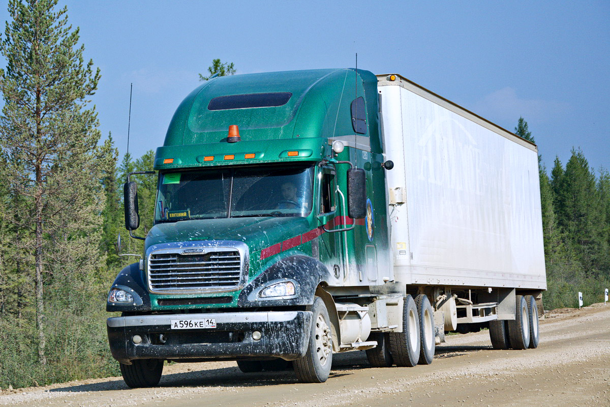 Саха (Якутия), № А 596 КЕ 14 — Freightliner Columbia