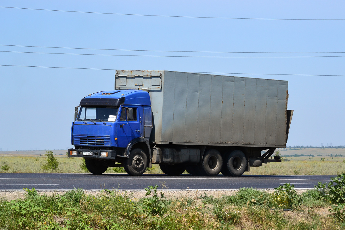 Волгоградская область, № А 343 КВ 34 — КамАЗ-53202