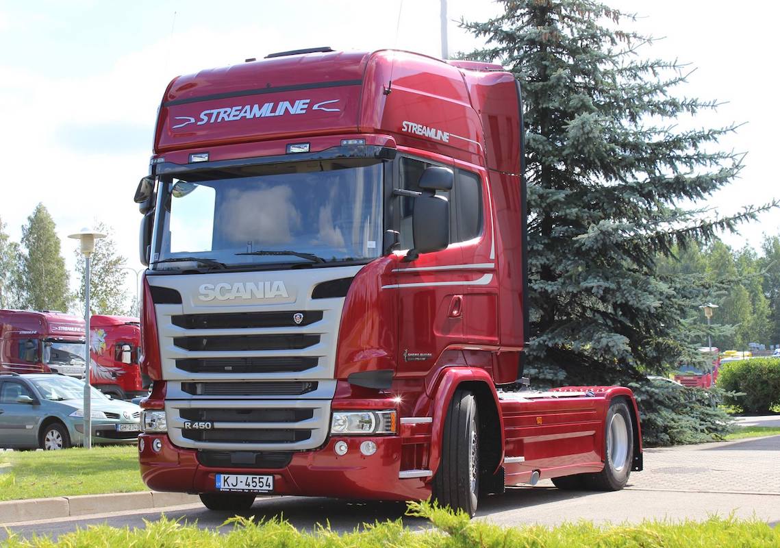 Латвия, № KJ-4554 — Scania ('2013) R450