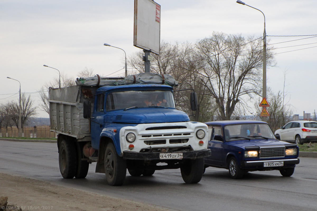 Волгоградская область, № А 419 ОУ 34 — ЗИЛ-130 (общая модель)