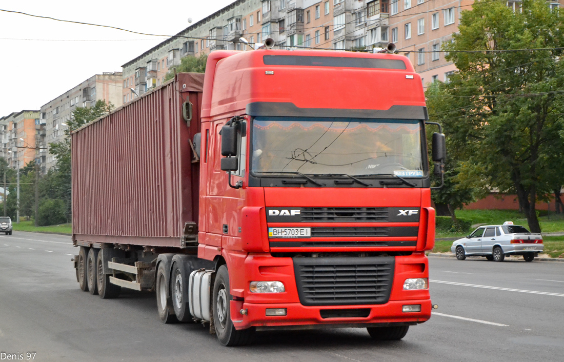 Одесская область, № ВН 5703 ЕІ — DAF XF95 FTG