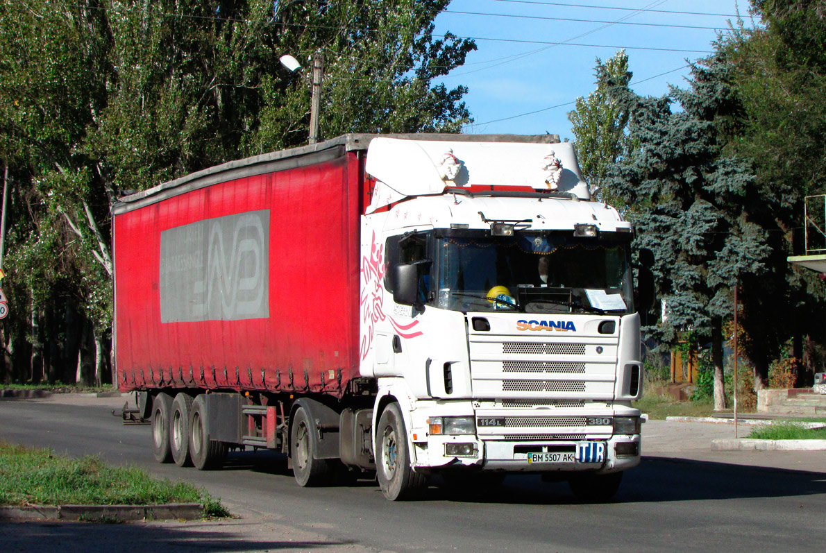 Сумская область, № ВМ 5507 АК — Scania ('1996) R114L