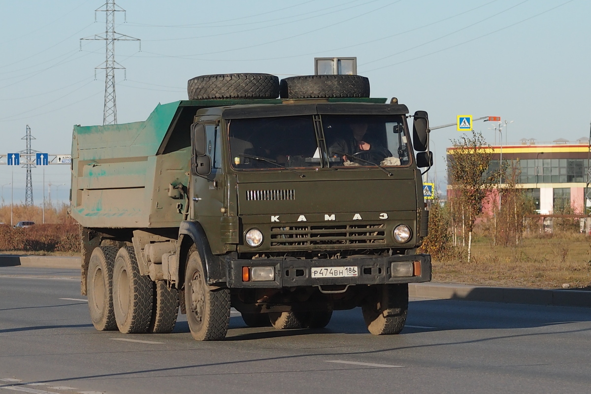 Ханты-Мансийский автоном.округ, № Р 474 ВН 186 — КамАЗ-55111 [551110]