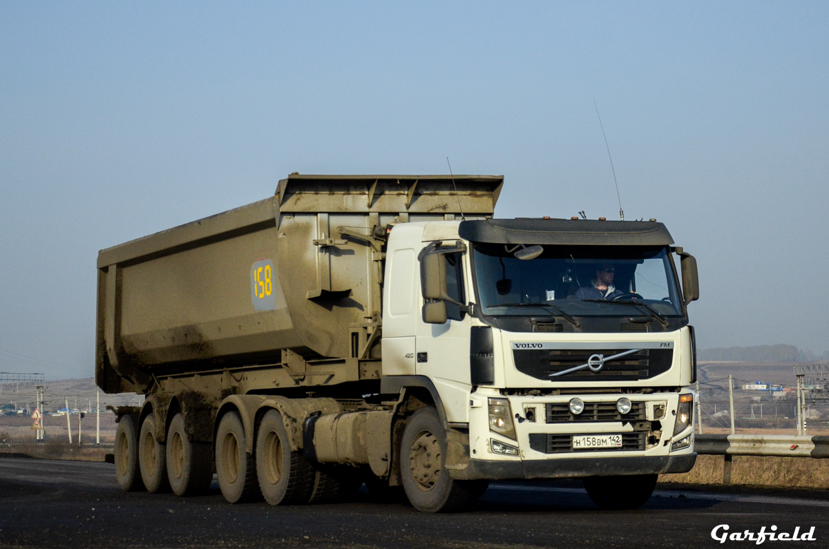 Кемеровская область, № Н 158 ВМ 142 — Volvo ('2010) FM.420 [X9P]