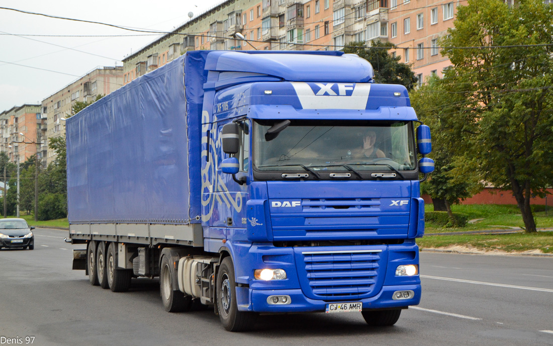 Румыния, № CJ 46 AMR — DAF XF105 FT