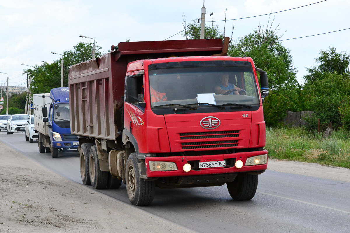 Ростовская область, № Н 756 УТ 161 — FAW J5 CA3252