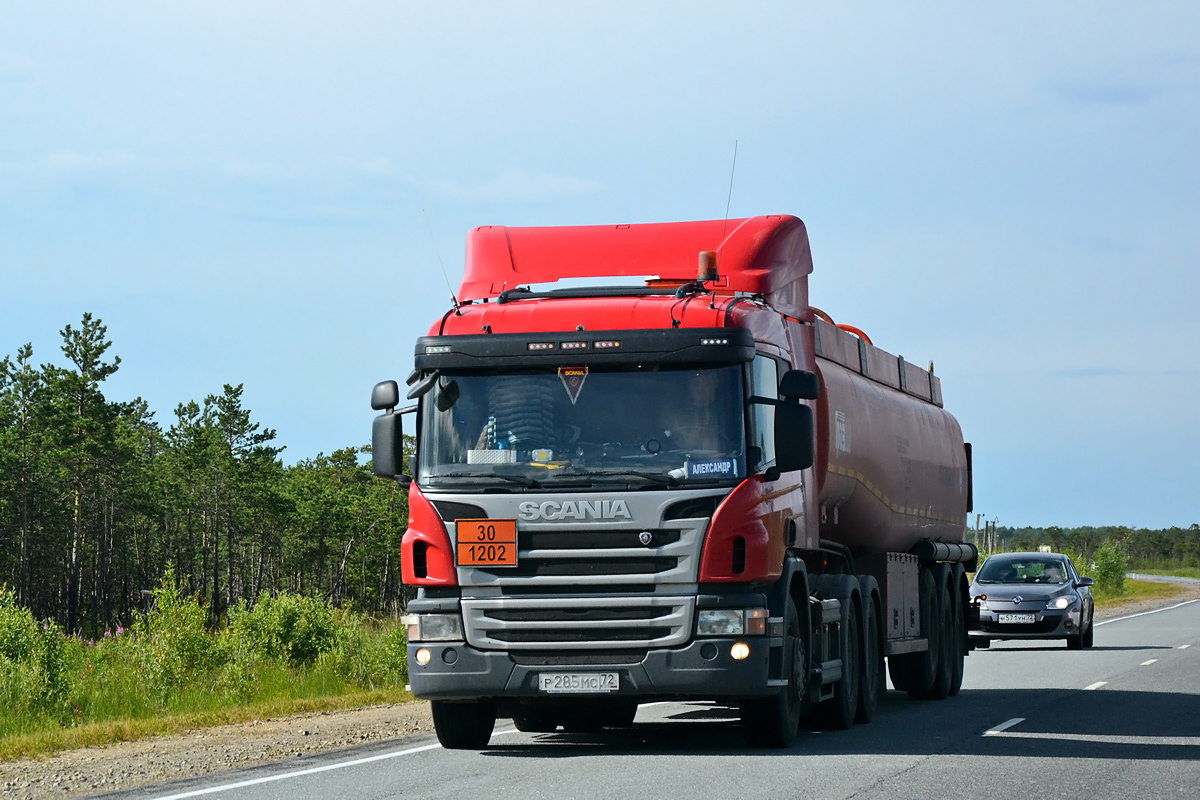 Тюменская область, № Р 285 МС 72 — Scania ('2011) P400