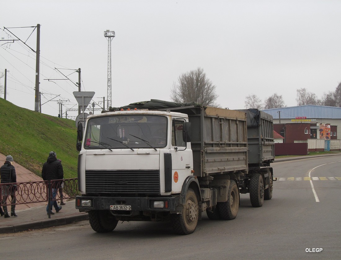 Витебская область, № АВ 3662-2 — МАЗ-5551 (общая модель)