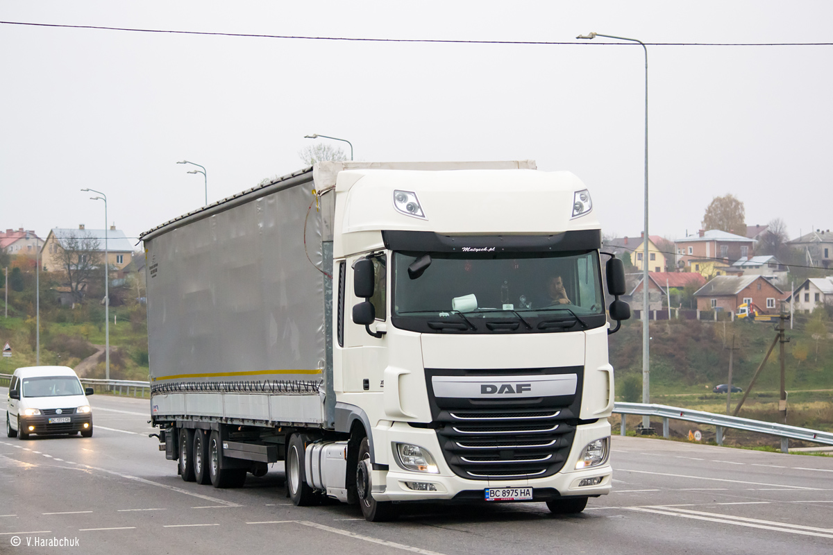 Львовская область, № ВС 8975 НА — DAF XF Euro6 FT