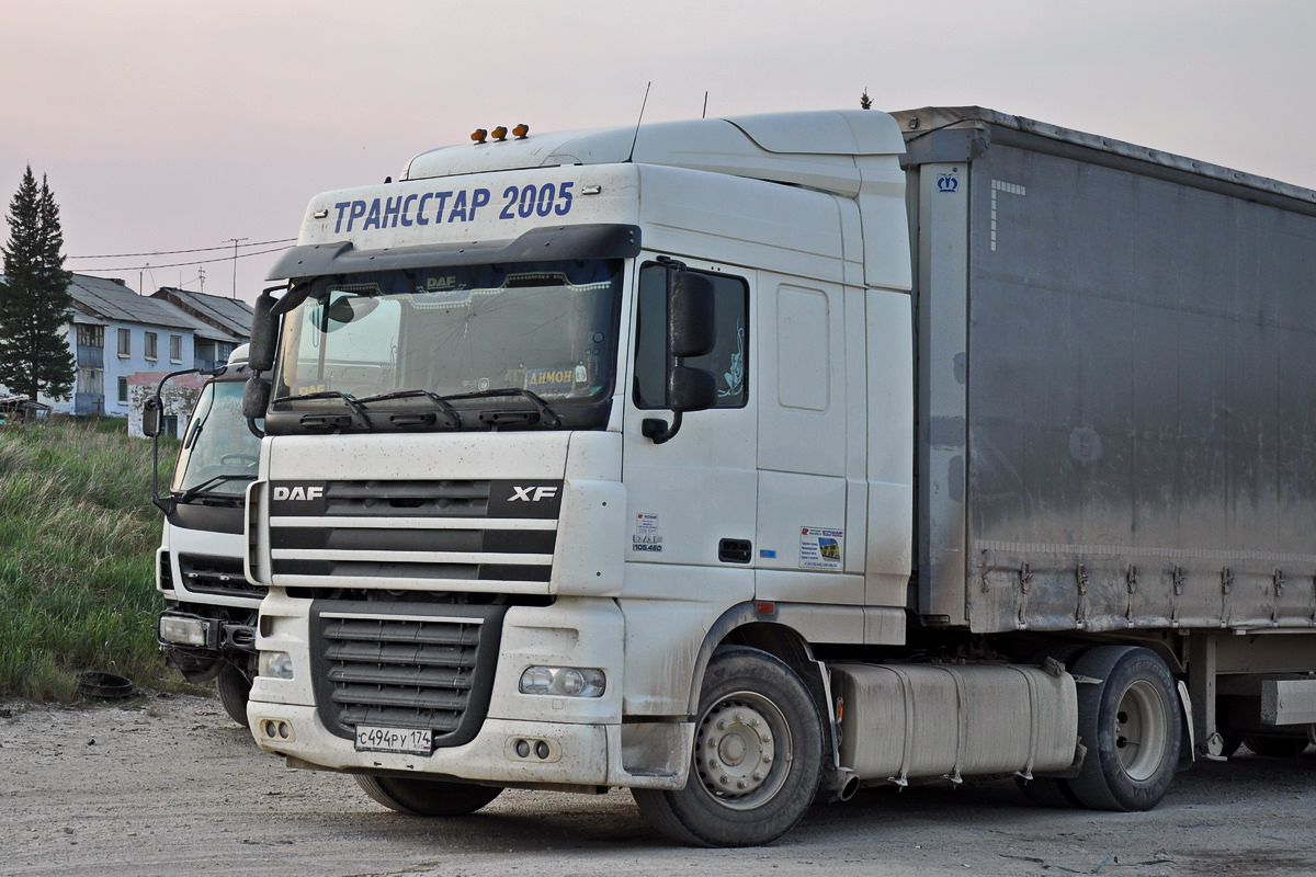 Челябинская область, № С 494 РУ 174 — DAF XF105 FT