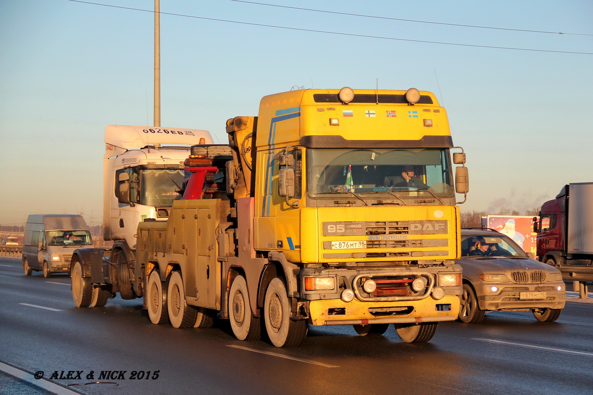 Санкт-Петербург, № С 876 МТ 98 — DAF 95 FAD