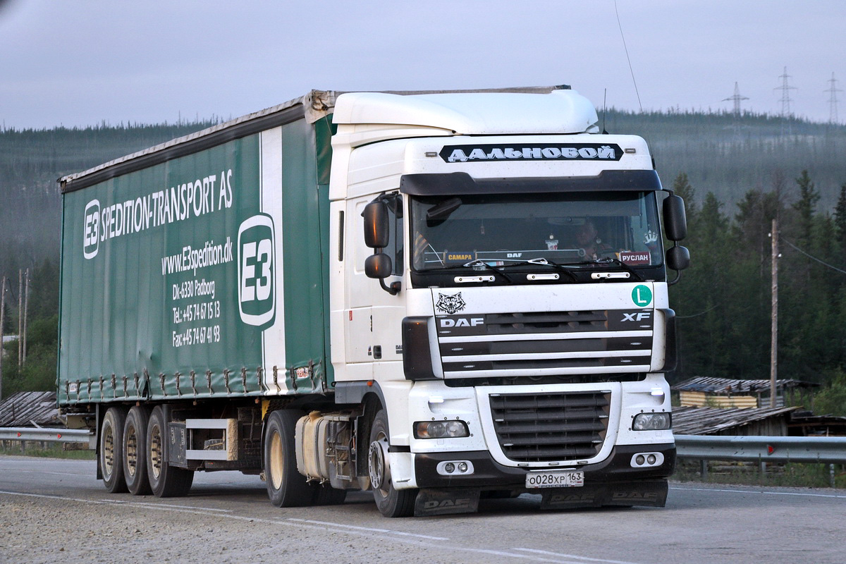 Самарская область, № О 028 ХР 163 — DAF XF105 FT