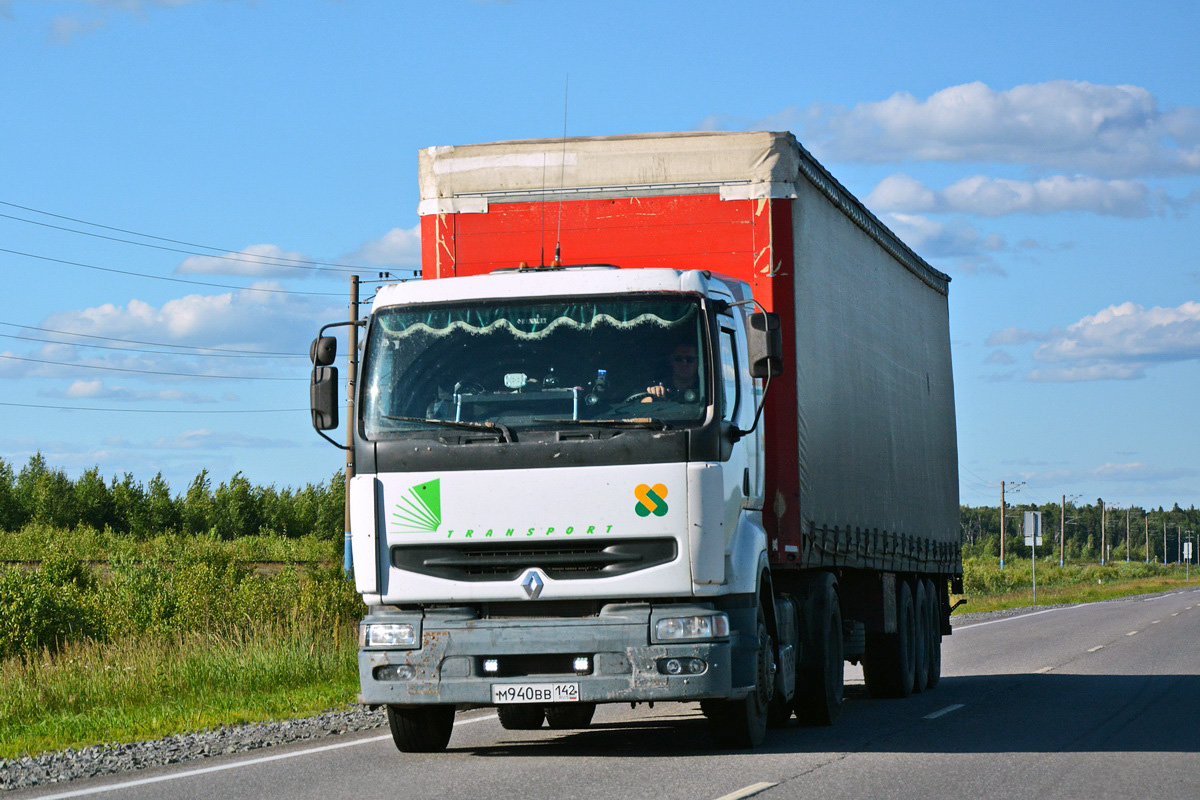 Кемеровская область, № М 940 ВВ 142 — Renault Premium ('1996)