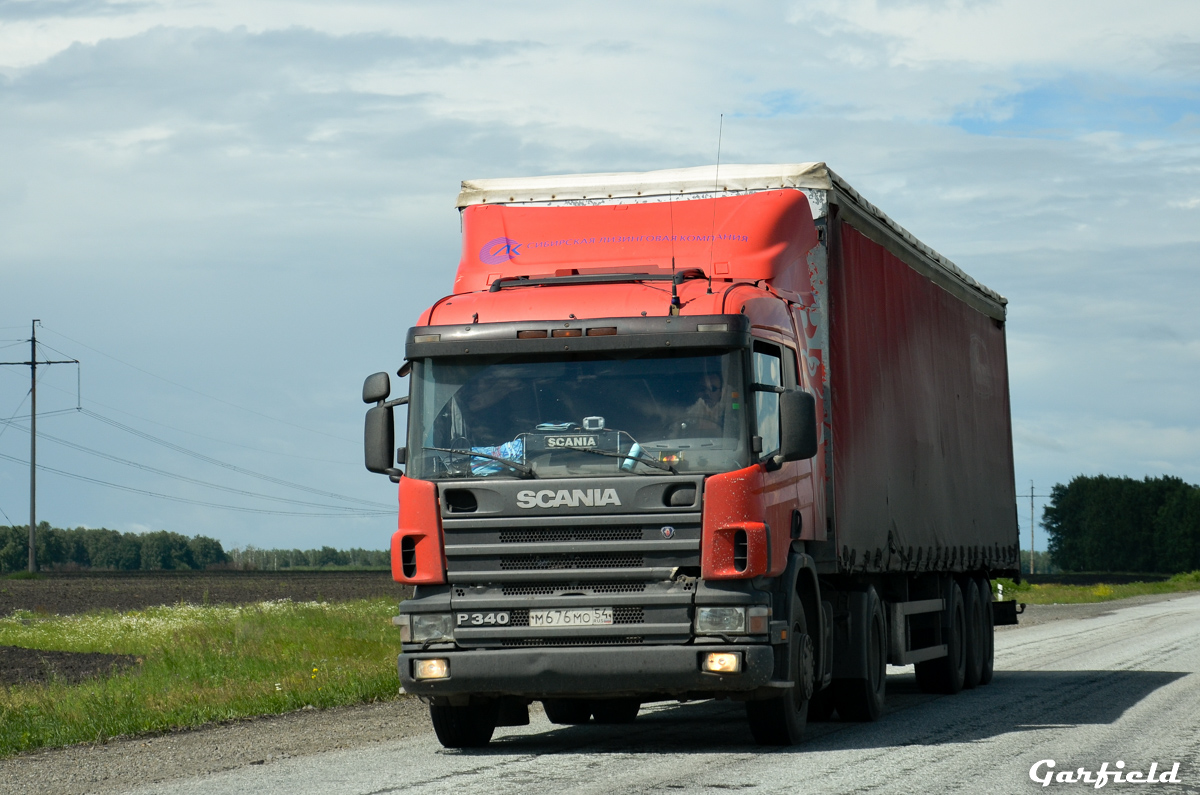 Новосибирская область, № М 676 МО 54 — Scania ('1996) P340