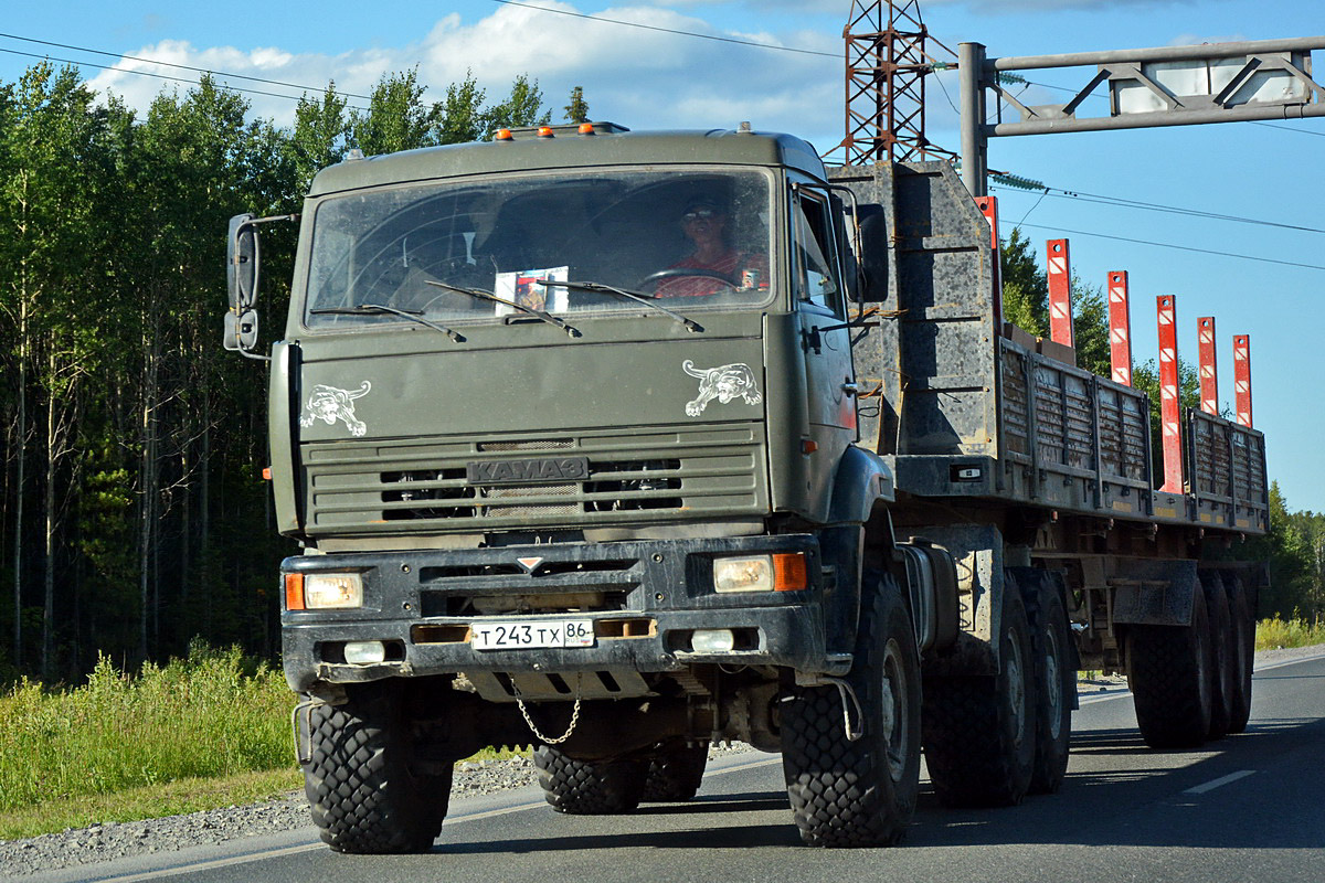 Ханты-Мансийский автоном.округ, № Т 243 ТХ 86 — КамАЗ-6522 [652200]