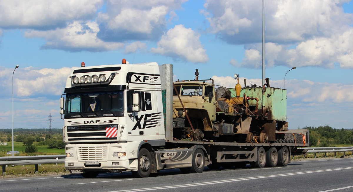 Мордовия, № Е 393 ХВ 13 — DAF XF95 FT