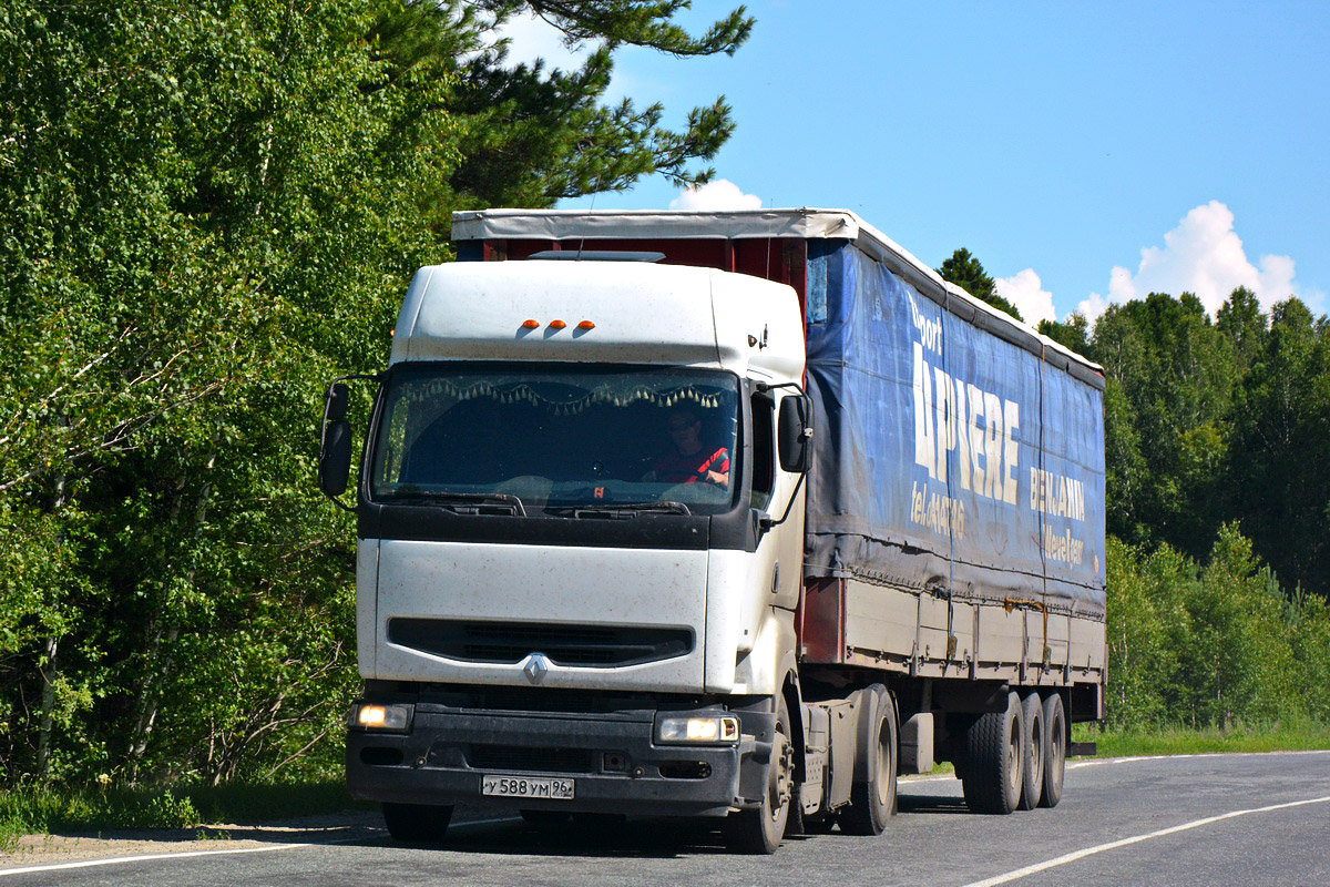 Свердловская область, № У 588 УМ 96 — Renault Premium ('1996)