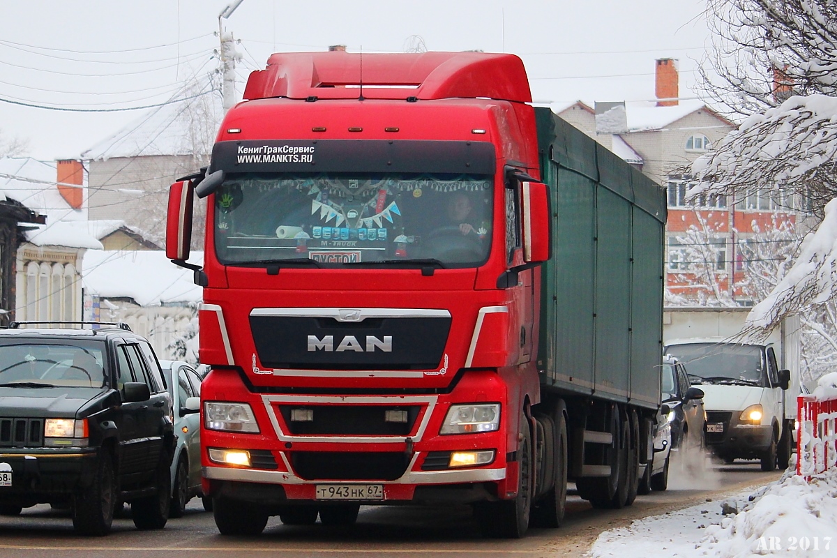 Смоленская область, № Т 943 НК 67 — MAN TGX ('2007) 18.400