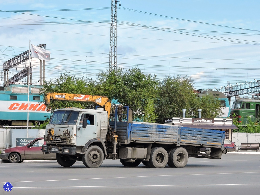 Курганская область, № Х 758 КМ 45 — КамАЗ-53215-13 [53215N]