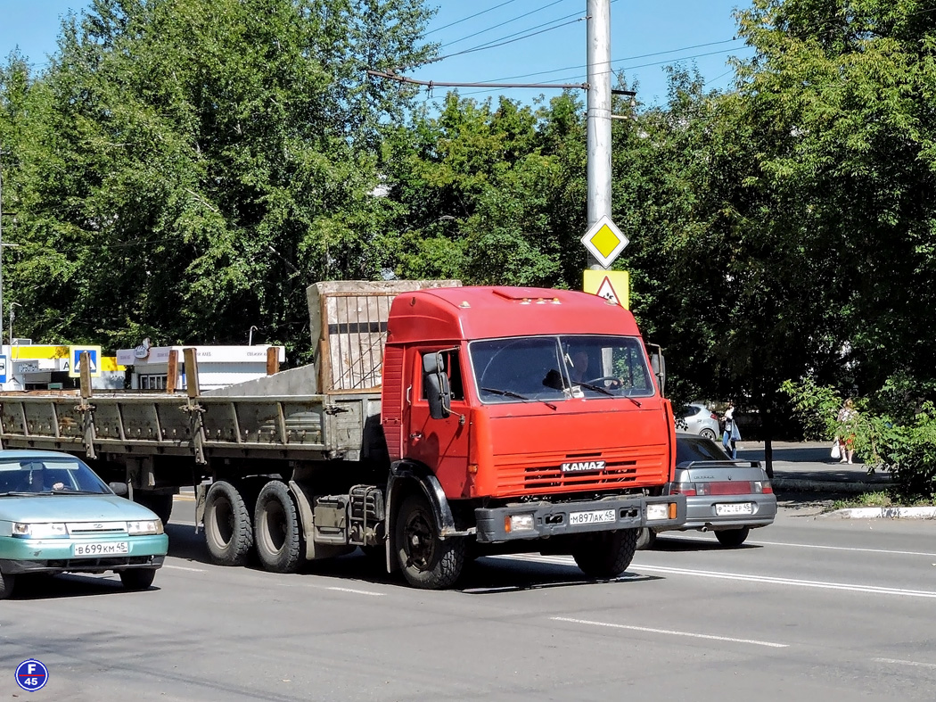 Курганская область, № М 897 АК 45 — КамАЗ-5410