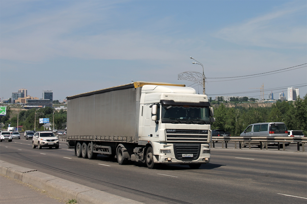 Ивановская область, № А 690 АМ 37 — DAF XF105 FT