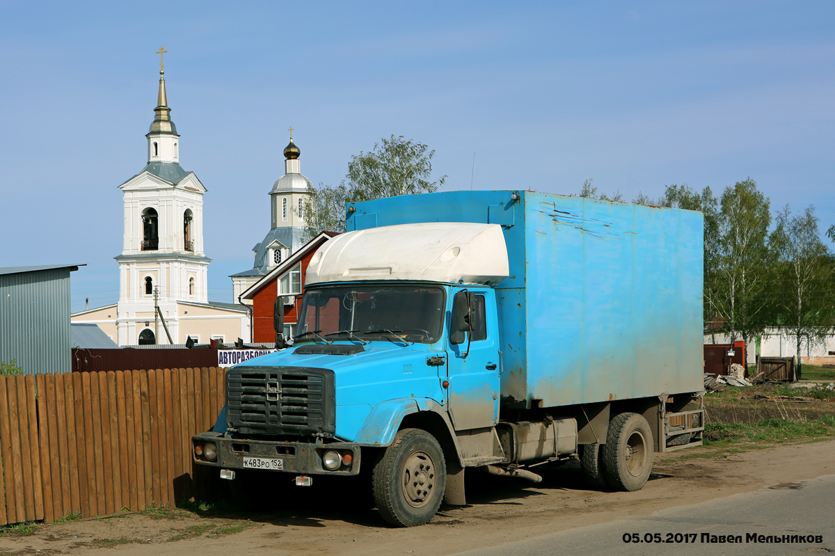 Нижегородская область, № К 483 РО 152 — ЗИЛ-432930