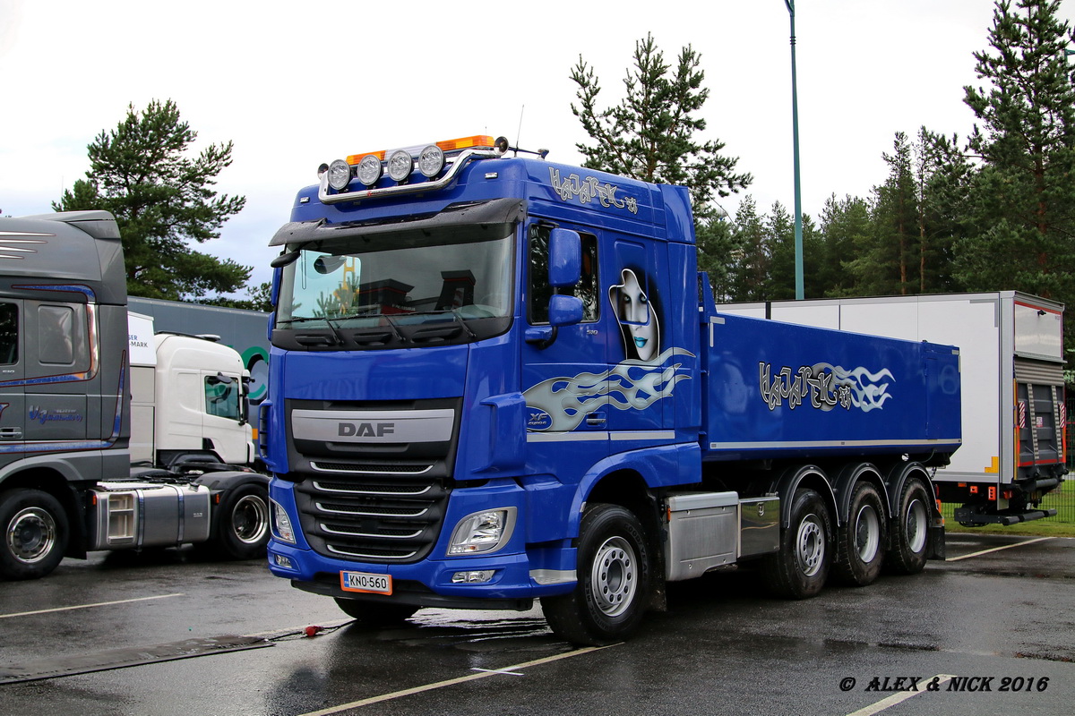 Финляндия, № KNO-560 — DAF XF Euro6 FAM