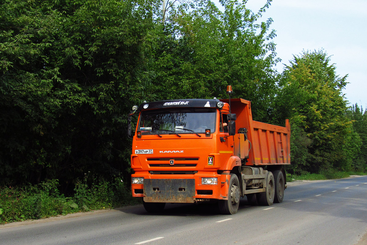 Ивановская область, № А 397 НР 37 — КамАЗ-6520 (общая модель)