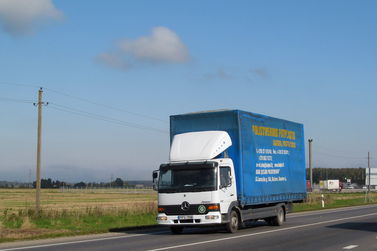 Литва, № FFV 798 — Mercedes-Benz Atego 818